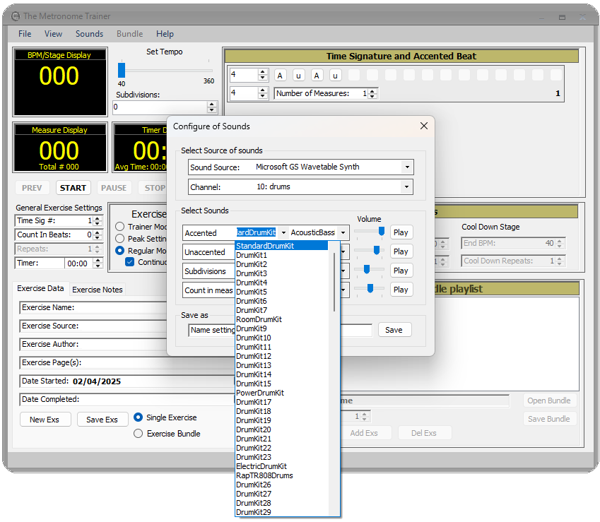 the Metronome Trainer feature showcase 4