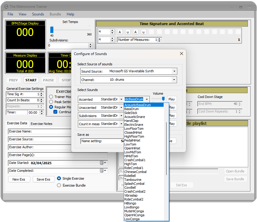 the Metronome Trainer feature showcase 5
